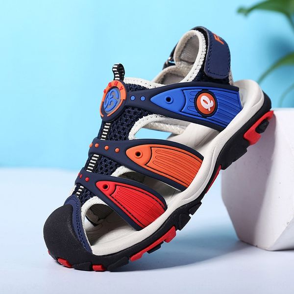 ohyn0 boys' 2020 new baotou sandals medium and large children's soft sole anti-slip boys' casual shoes er tong bao er tong ba, Black;red
ohyn0 boys' 2020 new baotou sandals medium and large children's soft sole anti-slip boys' casual shoes er tong bao er tong ba, Black;red