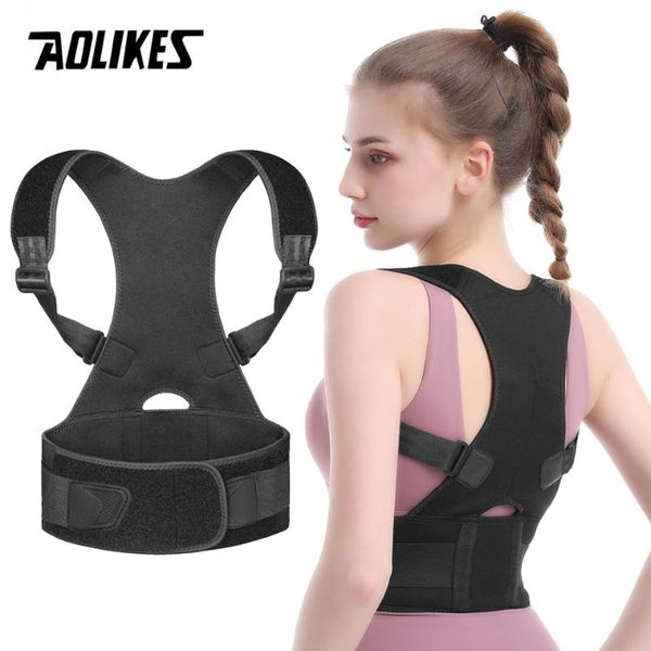 aolikes adjustable posture corrector corset back brace back belt lumbar support straight corrector for men women s-xxl, Black;blue
aolikes adjustable posture corrector corset back brace back belt lumbar support straight corrector for men women s-xxl, Black;blue