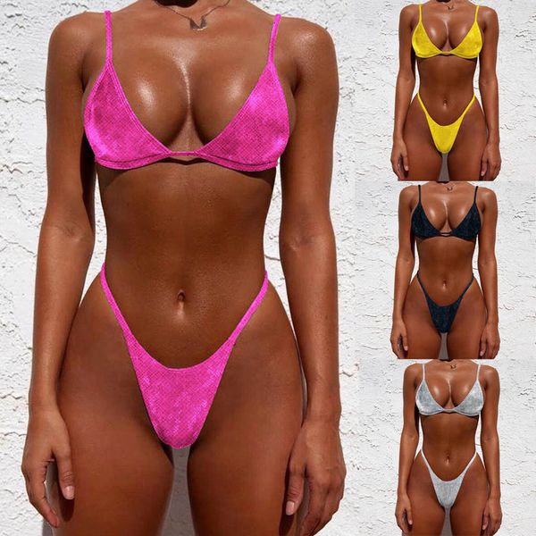 women solid pink black yellow bikini push up padded swimwear swimsuit bathing beachwear high waist nylon beach bathing suit, White;black
women solid pink black yellow bikini push up padded swimwear swimsuit bathing beachwear high waist nylon beach bathing suit, White;black