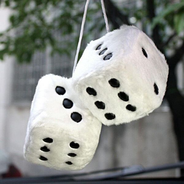 2pcs fashion auto car fuzzy dice dots rear view mirror hanger decoration hanging plush dice car pendant styling accessorie288y
2pcs fashion auto car fuzzy dice dots rear view mirror hanger decoration hanging plush dice car pendant styling accessorie288y