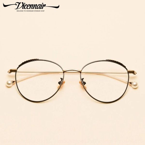 new myopia mizuho decorative women's fashionable myopia round frame men's plain glasses big face pearl glasses frame, Silver
new myopia mizuho decorative women's fashionable myopia round frame men's plain glasses big face pearl glasses frame, Silver