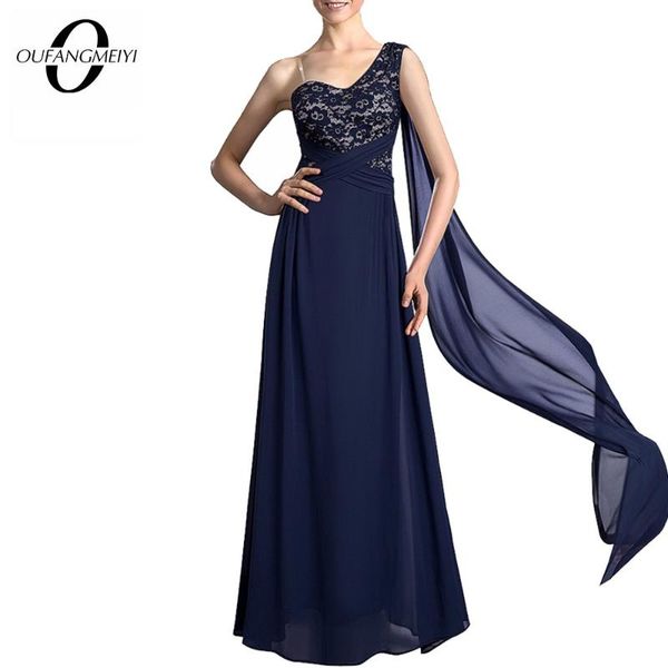 women vintage sleeveless party wear elegant one shoulder lace long maxi dress for special occasion ea023, Black;gray
women vintage sleeveless party wear elegant one shoulder lace long maxi dress for special occasion ea023, Black;gray
