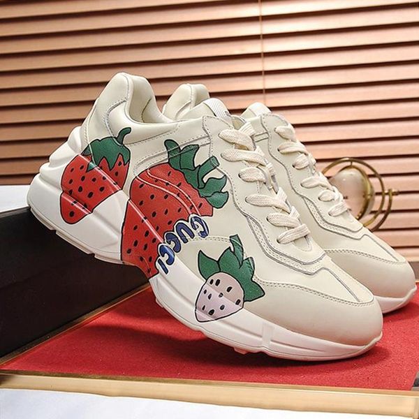 women casual shoes sneakers chaussures pour femme rhyton sneaker with strawberry luxury lady shoes fashion scarpe da donna sale leather, Black
women casual shoes sneakers chaussures pour femme rhyton sneaker with strawberry luxury lady shoes fashion scarpe da donna sale leather, Black