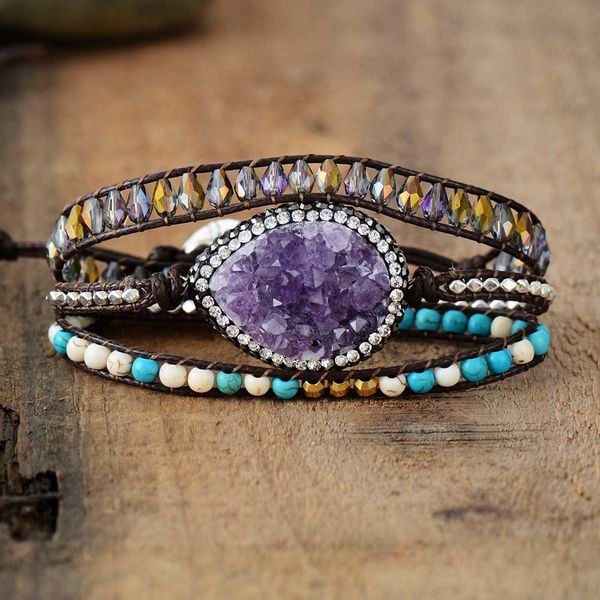 dropshipping wrap bracelets natural stones crystal natural quartz charm 3 times friendship bracelet boho bracelet homme y200807, Black
dropshipping wrap bracelets natural stones crystal natural quartz charm 3 times friendship bracelet boho bracelet homme y200807, Black