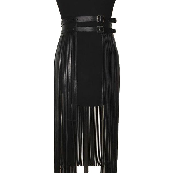fashion boho women pu leather skirts belt long tassel skirt club party slim fringe skirt for female black waist belt decora, Black;brown
fashion boho women pu leather skirts belt long tassel skirt club party slim fringe skirt for female black waist belt decora, Black;brown