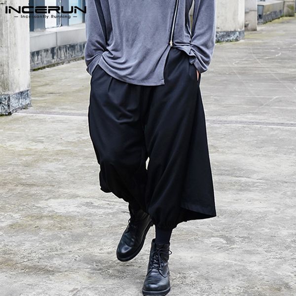 incerun men fashion pants men skirts bottoms solid color drawstring trousers punk pantalon hombre casual loose chic joggers 5xl, Black
incerun men fashion pants men skirts bottoms solid color drawstring trousers punk pantalon hombre casual loose chic joggers 5xl, Black
