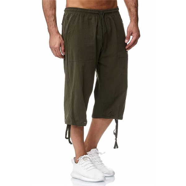 men's pants cotton linen casual cargo men vintage classic fit calf-length trouser autumn winter drawstring streetwear, Black
men's pants cotton linen casual cargo men vintage classic fit calf-length trouser autumn winter drawstring streetwear, Black
