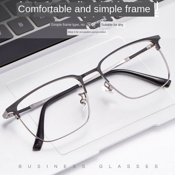 bangwei new men's casual business full glasses frame titanium alloy ultra light glasses frame 8026, Silver
bangwei new men's casual business full glasses frame titanium alloy ultra light glasses frame 8026, Silver