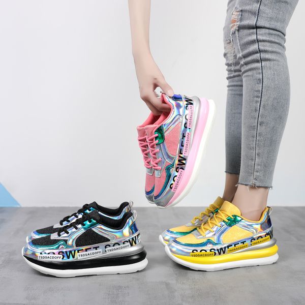 new platform sneakers women stylish thick sole running shoes height increasing 5 cm chunky sport shoes woman chaussures femme
new platform sneakers women stylish thick sole running shoes height increasing 5 cm chunky sport shoes woman chaussures femme