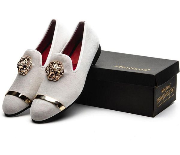 fashion gold and metal toe men velvet dress shoes italian mens dress shoes handmade loafers c76, Black
fashion gold and metal toe men velvet dress shoes italian mens dress shoes handmade loafers c76, Black