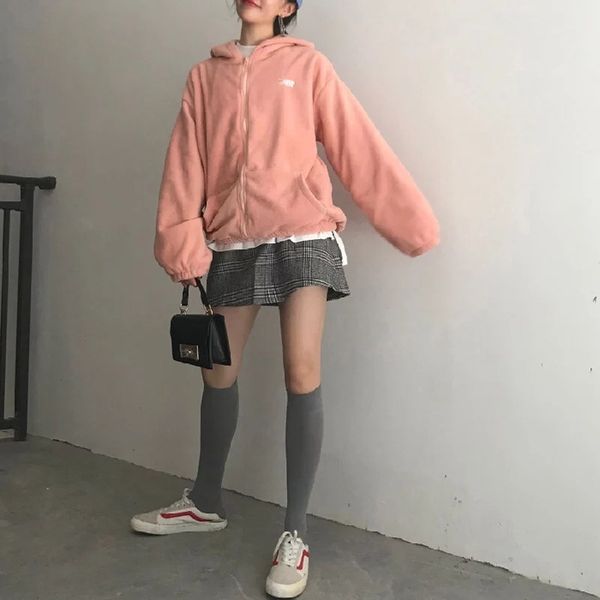 autumn and winter korean style chic embroidered warm long sleeve warm coat sweater zipper cardigan coat loose white sweater, Black
autumn and winter korean style chic embroidered warm long sleeve warm coat sweater zipper cardigan coat loose white sweater, Black