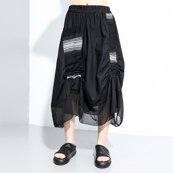 fashion lady skirts female 2020 summer new elastic waist large size pleated skirt hip hop irregular skirts for women harajuku, Black
fashion lady skirts female 2020 summer new elastic waist large size pleated skirt hip hop irregular skirts for women harajuku, Black