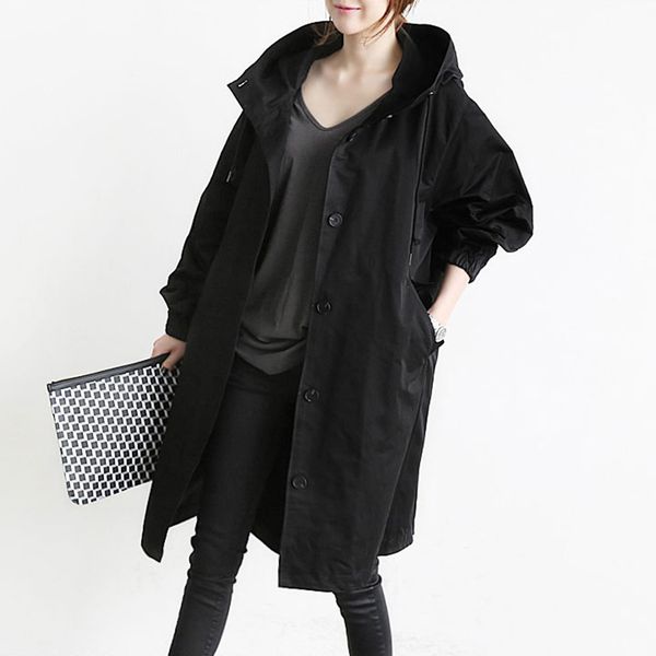women's trench coats autumn long plus size cotton coat female single breasted england style loose solid sleeve windbreaker 2021, Tan;black
women's trench coats autumn long plus size cotton coat female single breasted england style loose solid sleeve windbreaker 2021, Tan;black