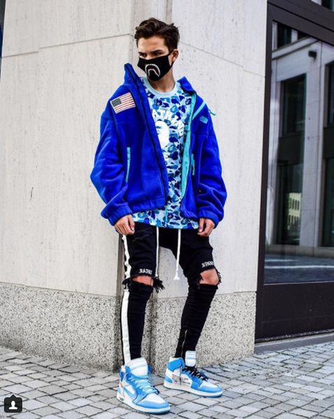 new designer fashion mens jean street black holes white stripes jeans hiphop skateboard pencil pants 2020, Blue
new designer fashion mens jean street black holes white stripes jeans hiphop skateboard pencil pants 2020, Blue