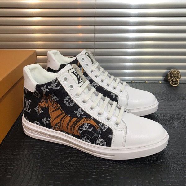 fashion luxury men casual shoes leather custom men lace-up sneakers breathable shoes men shoes high leather big size 26, Black
fashion luxury men casual shoes leather custom men lace-up sneakers breathable shoes men shoes high leather big size 26, Black