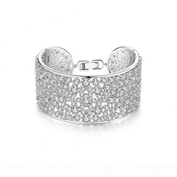 choucong luxury jewelry 925 sterling silver full white z bridal bangle cz diamond gemstones party women wedding bangles gift, Black
choucong luxury jewelry 925 sterling silver full white z bridal bangle cz diamond gemstones party women wedding bangles gift, Black