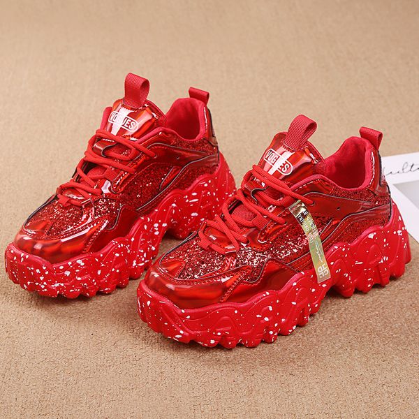 fashion red platform women's casual sneakers brand comfort womens mirror shoes women non-slip shiny glitters shoes zapatos mujer, Black
fashion red platform women's casual sneakers brand comfort womens mirror shoes women non-slip shiny glitters shoes zapatos mujer, Black