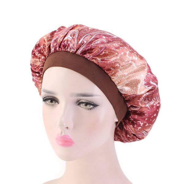 women satin print night sleep bonnet hat hair care cap head wrap head wear ladies fashion accessories, Blue;gray
women satin print night sleep bonnet hat hair care cap head wrap head wear ladies fashion accessories, Blue;gray