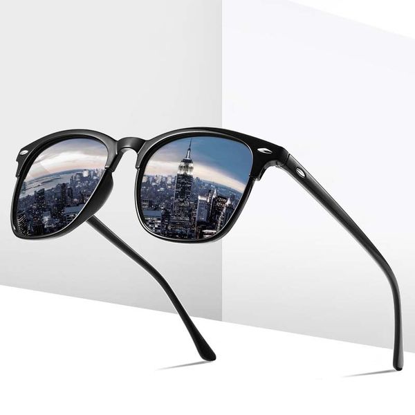 fashion half frame square rivet polarized sunglasses men women brand designer semi rimless sun glasses retro uv400, White;black
fashion half frame square rivet polarized sunglasses men women brand designer semi rimless sun glasses retro uv400, White;black