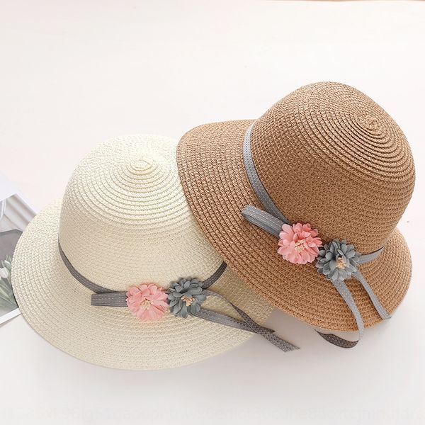 children's straw straw cute new flower summer hat travel sunscreen beach big eaves beach girl's sun hat, Blue;gray
children's straw straw cute new flower summer hat travel sunscreen beach big eaves beach girl's sun hat, Blue;gray