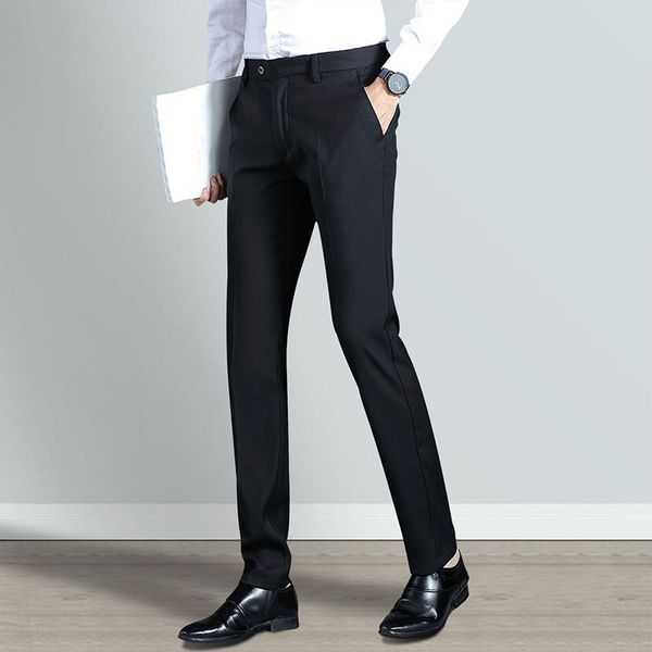 men slim suit pants 2020 summer men pants striped business office trousers mens formal classic male pantalon hombre l59, White;black
men slim suit pants 2020 summer men pants striped business office trousers mens formal classic male pantalon hombre l59, White;black
