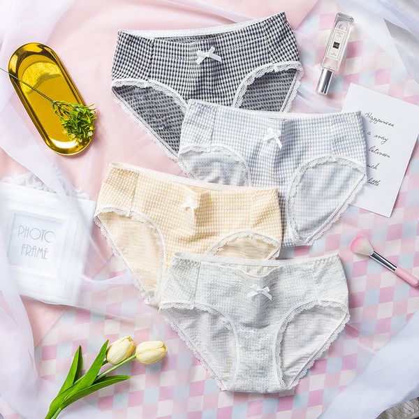 women's panties 6pcs/lot seller baby cotton student low waist girls underwear breathable and comfortable striped women, Black;pink
women's panties 6pcs/lot seller baby cotton student low waist girls underwear breathable and comfortable striped women, Black;pink