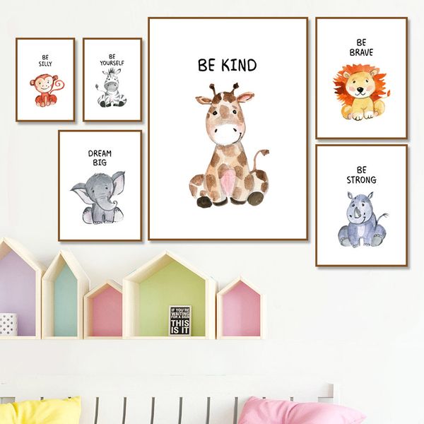 cartoon elephant giraffe zebra lion monkey wall art canvas painting nordic posters and prints wall pictures kids room baby decor
cartoon elephant giraffe zebra lion monkey wall art canvas painting nordic posters and prints wall pictures kids room baby decor