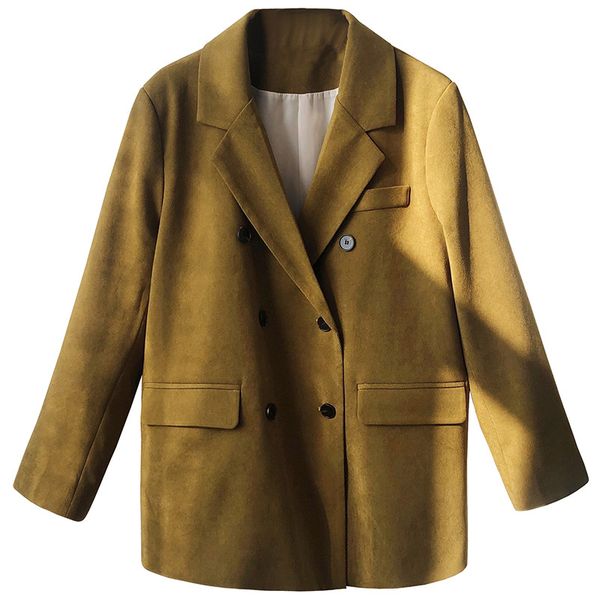 women's suits & blazers 2021 fashion women autmn blazer pure color turn down collar coat casaco feminino long sleeve for, White;black
women's suits & blazers 2021 fashion women autmn blazer pure color turn down collar coat casaco feminino long sleeve for, White;black
