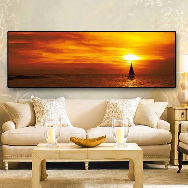 Sky Sunsets Boat Sea Natural Landscape Posters and Prints Wall Art Painting Wall Art for Living Room Home Decor (No Frame)
Sky Sunsets Boat Sea Natural Landscape Posters and Prints Wall Art Painting Wall Art for Living Room Home Decor (No Frame)