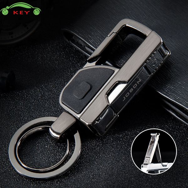 car styling men keychain with nail clippers for business gift led light auto key rings for hyundai daihatsu ford chevrolet, Silver
car styling men keychain with nail clippers for business gift led light auto key rings for hyundai daihatsu ford chevrolet, Silver
