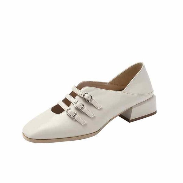 genuine leather square toe metal buckle dress european med heels women fashion pumps dating mary janes l10, Black
genuine leather square toe metal buckle dress european med heels women fashion pumps dating mary janes l10, Black