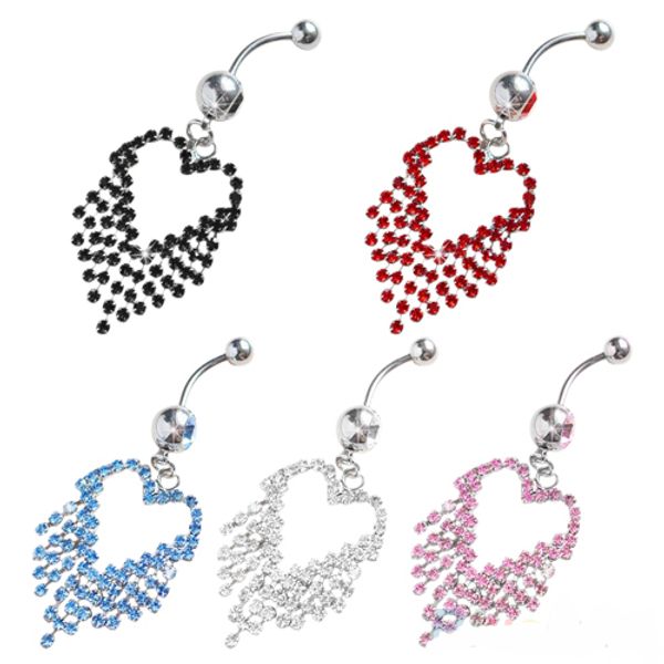 d0503 ( 5 colors ) mix colors heart style belly button ring navel rings body piercing jewelry dangle accessories fashion charm 10pcs, Silver
d0503 ( 5 colors ) mix colors heart style belly button ring navel rings body piercing jewelry dangle accessories fashion charm 10pcs, Silver