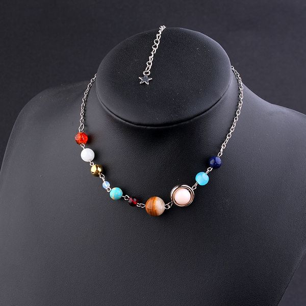 universe galaxy the eight planets necklace in the solar system guardian star natural stones beads pendant necklace men women, Silver
universe galaxy the eight planets necklace in the solar system guardian star natural stones beads pendant necklace men women, Silver