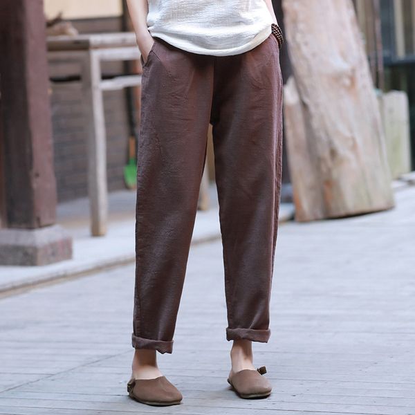 women's pants & capris johnature 2021 casual style cotton linen elastic waist women ankle length spring summer solid, Black;white
women's pants & capris johnature 2021 casual style cotton linen elastic waist women ankle length spring summer solid, Black;white
