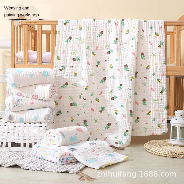 newborn gauze quilt baby bath towel six-layer printing soft bath towel baby cotton children's quilt
newborn gauze quilt baby bath towel six-layer printing soft bath towel baby cotton children's quilt
