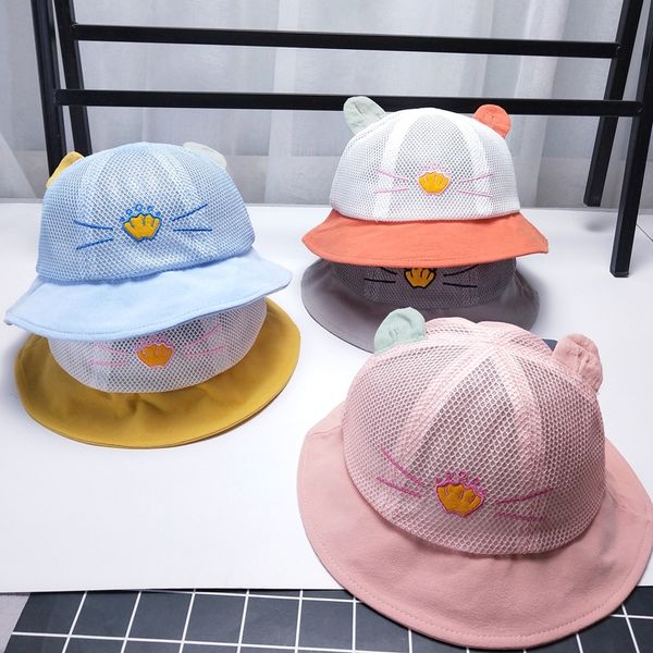 baby net thin bucket bucket cool fisherman sunscreen sun male and female children sun-shading fisherman hat infant autumn cool hat, Blue;gray
baby net thin bucket bucket cool fisherman sunscreen sun male and female children sun-shading fisherman hat infant autumn cool hat, Blue;gray