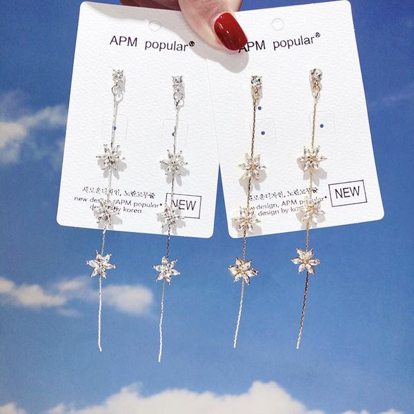 fashion retro small fresh inlaid zircon gold silver colour flower long earrings wedding party banquet accessories jewelry
fashion retro small fresh inlaid zircon gold silver colour flower long earrings wedding party banquet accessories jewelry
