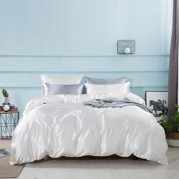 bedding sets 40 4pcs satin silk set luxury king size bed sheets white duvet cover pillowcase single double bedclothes
bedding sets 40 4pcs satin silk set luxury king size bed sheets white duvet cover pillowcase single double bedclothes