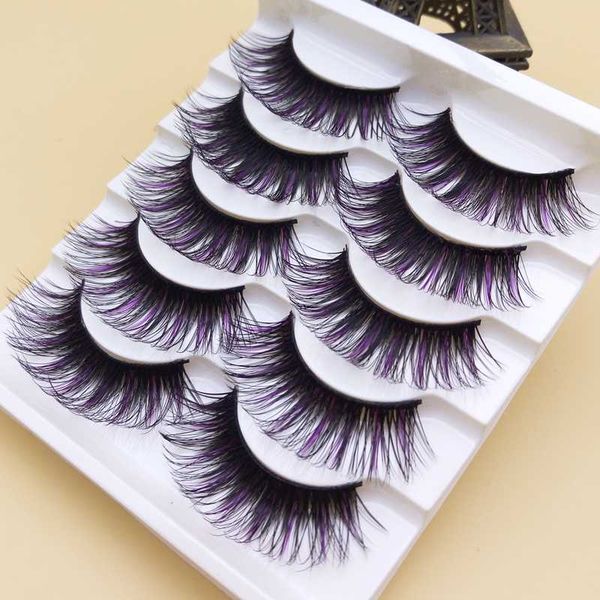false eyelashes yokpn handmade purple black stage show makeup lashes thick exaggerated soft curl long
false eyelashes yokpn handmade purple black stage show makeup lashes thick exaggerated soft curl long