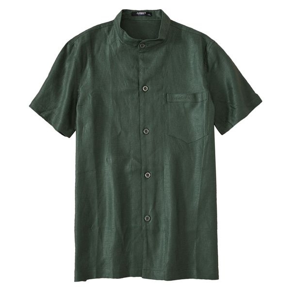 men's casual shirts standard collar chinese style shirt solid short sleeve 100% linen for men green summer, White;black
men's casual shirts standard collar chinese style shirt solid short sleeve 100% linen for men green summer, White;black