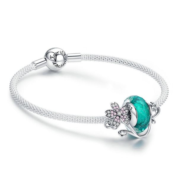 mowimo real 925 sterling silver original bangles & bracelet fit murano glass beads flower charm beads jewelry bkb822 
mowimo real 925 sterling silver original bangles & bracelet fit murano glass beads flower charm beads jewelry bkb822