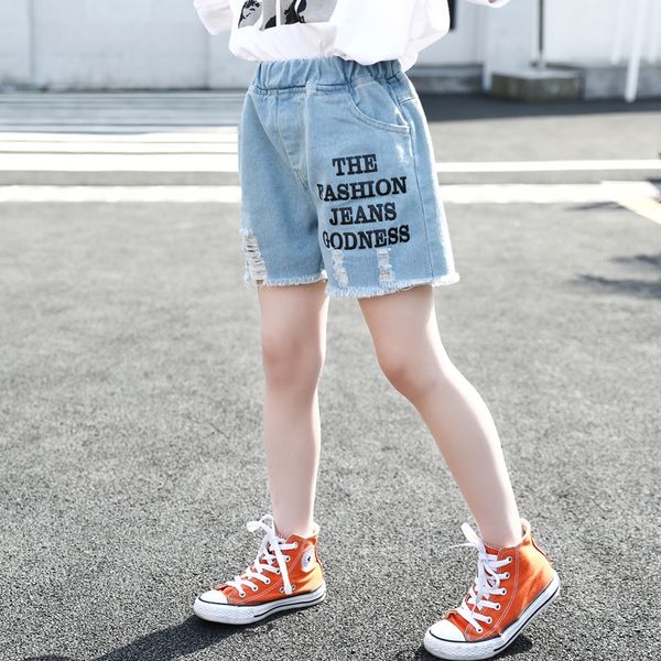 girls' denim shorts summer dress 10-year-old girl 8 thin 9 hole shorts pants outside wear 7 western style 6 children's pants, Blue
girls' denim shorts summer dress 10-year-old girl 8 thin 9 hole shorts pants outside wear 7 western style 6 children's pants, Blue