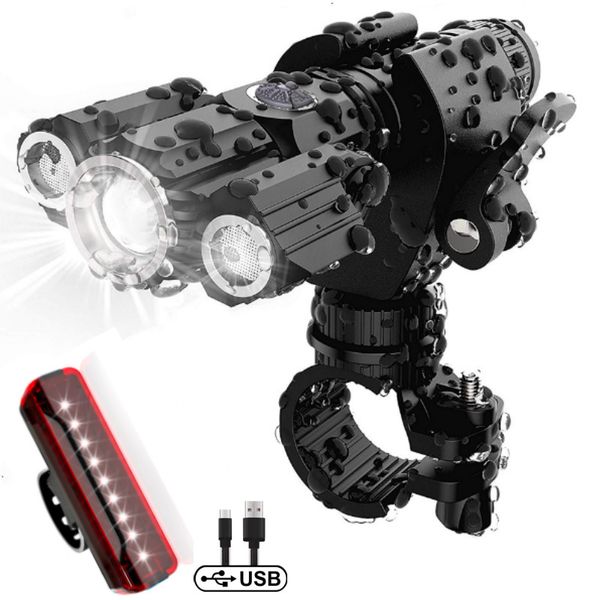 bike lights light 1000 lumen for usb rechargeable 18650 battery mtb bicycle front waterproof led headlight lantern
bike lights light 1000 lumen for usb rechargeable 18650 battery mtb bicycle front waterproof led headlight lantern