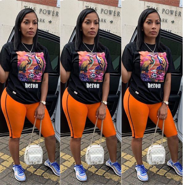 short set outfit for women fashion casual sport 2 piece short sleeve print orange bodycon short pants set, White
short set outfit for women fashion casual sport 2 piece short sleeve print orange bodycon short pants set, White