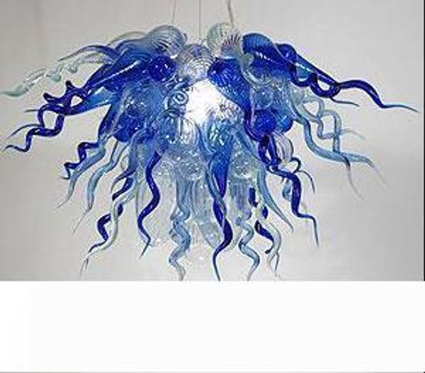 110v 120v led bulbs new style hand blown murano blown glass art blue fancy lamp