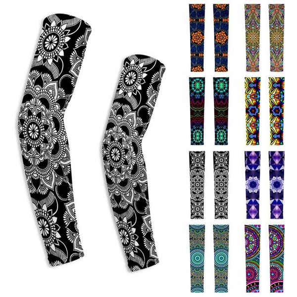 1pair kaleidoscope pattern breathable quick dry uv protection running arm sleeves armguards sports cycling arm warmers, Black;gray
1pair kaleidoscope pattern breathable quick dry uv protection running arm sleeves armguards sports cycling arm warmers, Black;gray