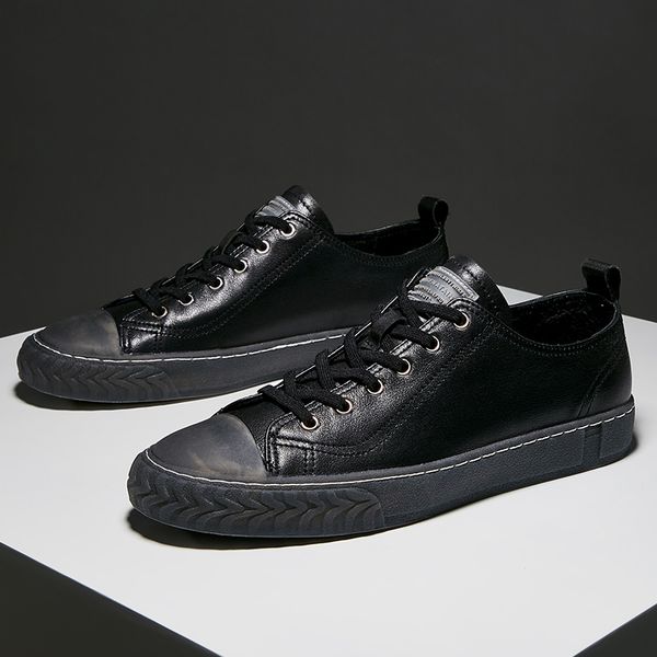 genuine leather shoes men outdoor black white sneakers oxfords shoes comfortable soft flats sneakers lace up footwear
genuine leather shoes men outdoor black white sneakers oxfords shoes comfortable soft flats sneakers lace up footwear