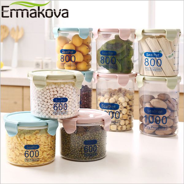 storage bottles & jars ermakova airtight container pp kitchen dry jar with scale box easy lock
storage bottles & jars ermakova airtight container pp kitchen dry jar with scale box easy lock