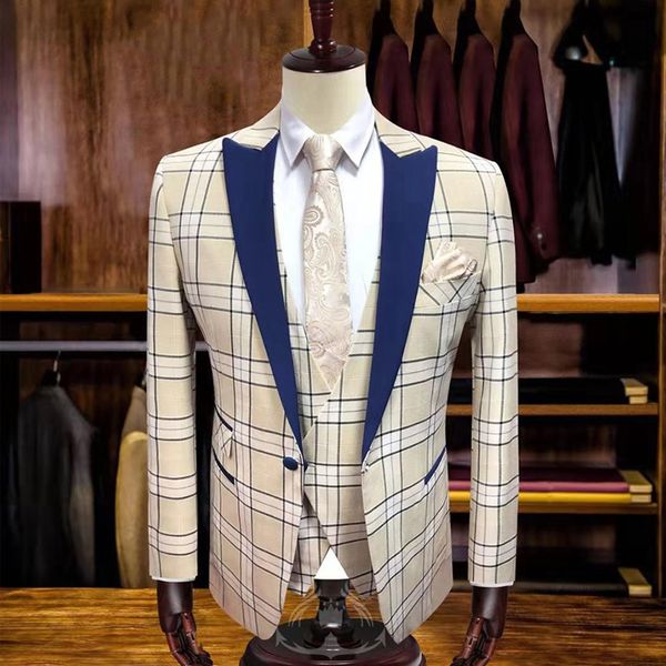 men's suits & blazers wide peaked lapel men groom wedding dress party tuxedos 2021 design england stlye printed high-end casual busines, White;black
men's suits & blazers wide peaked lapel men groom wedding dress party tuxedos 2021 design england stlye printed high-end casual busines, White;black