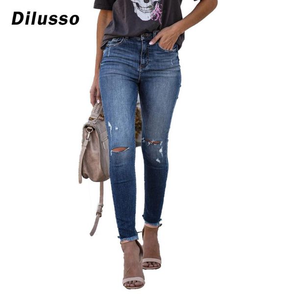 women mid waisted skinny hole jeans denim button stretch slim jeans full length pencil slim ladies jeans#d3, Blue
women mid waisted skinny hole jeans denim button stretch slim jeans full length pencil slim ladies jeans#d3, Blue